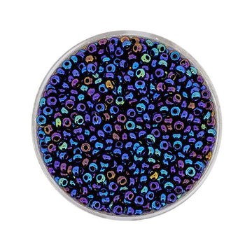 Rocailles Glasperlen scarabe rainbow 2,6mm 17g/Dose