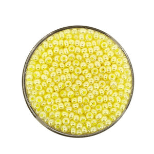 Rocailles Glasperlen butter yellow 2,6mm 17g/Dose