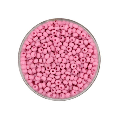 Rocailles Glasperle soft Rosa Opak 2,5mm 17g/Dose