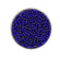 Rocailles Dunkelblau Silbereinzug 2,6mm, 17g/Dose, Rocailles Lapislazuli Glasperlen