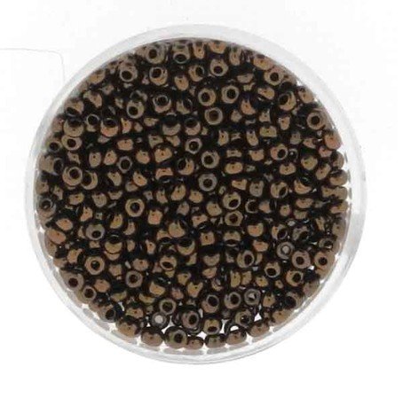 Rocailles Glasperlen bronze metallic 2,6mm 10g/Dose