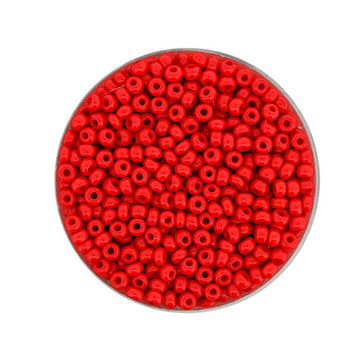 Rocailles Glasperlen hellrot satt 2,5mm 17g/Dose
