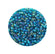 Rocailles irisierend Petrol Trsp. 2,6mm, 17g/Dosis Glasperlen