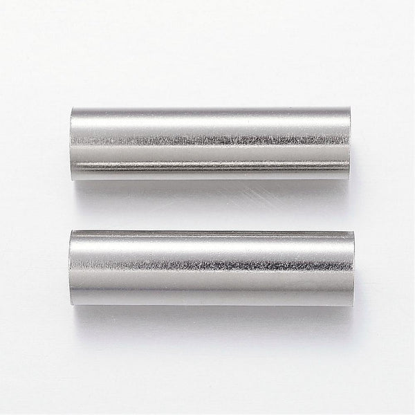 Röhrenperle Edelstahl 304 30x8mm gerade Loch 7mm 1 Stück