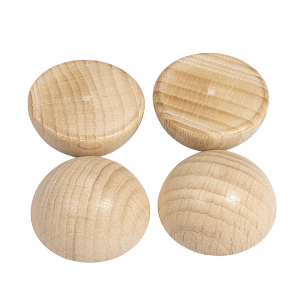 Rohholz-Halbkugeln ohne Loch