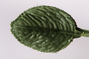 Rosenlaub Miniblätterbund dunkelgrün 22x37mm 12 Stück/Bd.