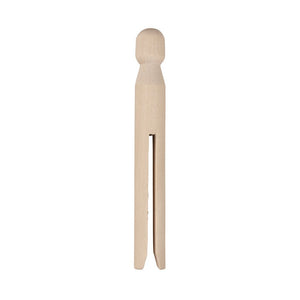 Wäscheklammern Rundkopf aus Holz 11 cm 50 Stück