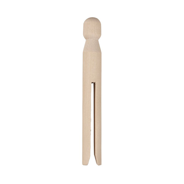 Wäscheklammern Rundkopf aus Holz 11 cm 50 Stück