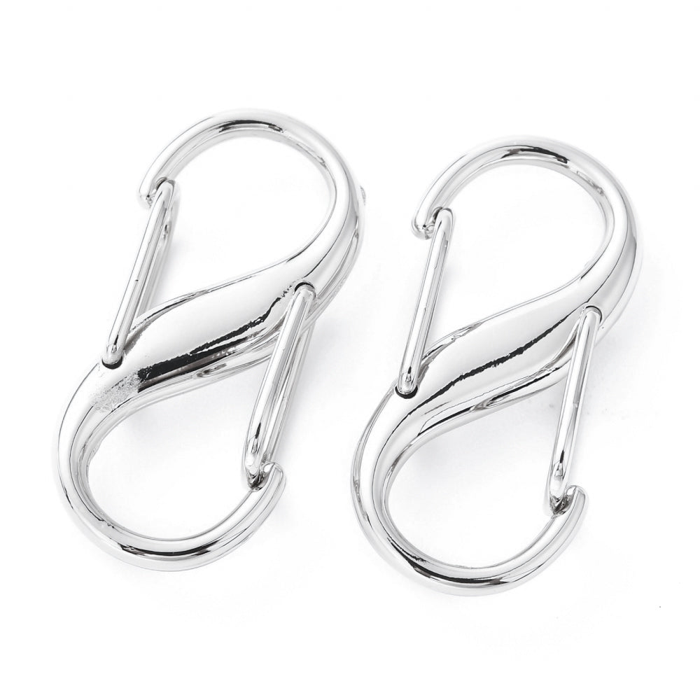 S-Verschluss Verkürzer silberfarben 2,8x0,7x1,3cm 2 Stück