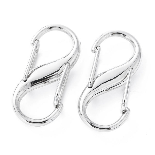 S-Verschluss Verkürzer silberfarben 2,8x0,7x1,3cm 2 Stück