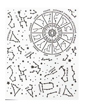 Schablone Schablone Sternzeichen Sternenbilder 20x25cm