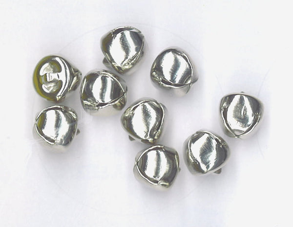 Schellen silber 10mm 15 Stk./Pkg
