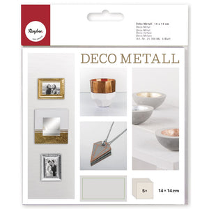 Schlagmetall Blättchen 14x14cm 5 Blatt / Packung