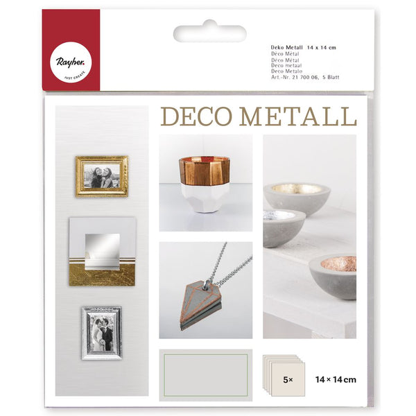 Schlagmetall Blättchen 14x14cm 5 Blatt / Packung