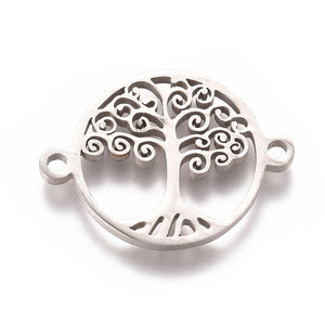 Schmuck-Anhänger Baum des Lebens 16x21x1mm 1 Stück