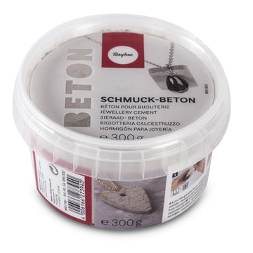 Schmuck-Beton im Eimer grau ultrafein staubfrei schadstofffrei 300g