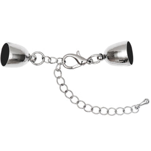 Schmuckverschluss mit Kappel silber 14mm 1 Stück