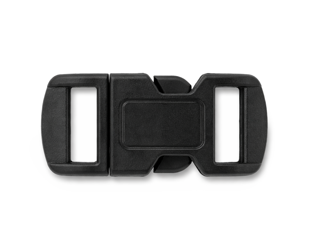 Schnappverschluss schwarz Kunststoff, 14 mm, 5 Stk. /Verpackung