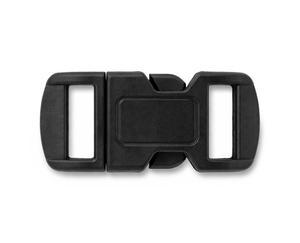 Schnappverschluss schwarz Kunststoff, 14 mm, 5 Stk. /Verpackung