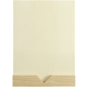 Schnitzblockhalter für Linolplatte A4 aus Holz 22,5x31x3,9cm