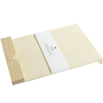 Schnitzblockhalter für Linolplatte A4 aus Holz 22,5x31x3,9cm