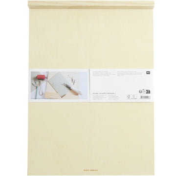 Schnitzblockhalter für Linolplatte A4 aus Holz 22,5x31x3,9cm