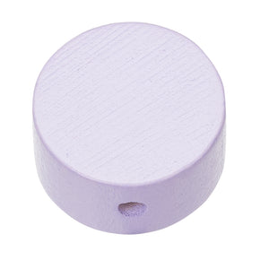 Schnulli Holz-Perle Scheibe speichel- schweißfest 20x10mm 4 Stück/Pkg