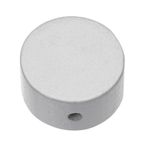Schnulli Holz-Perle Scheibe speichel- schweißfest 20x10mm 4 Stück/Pkg