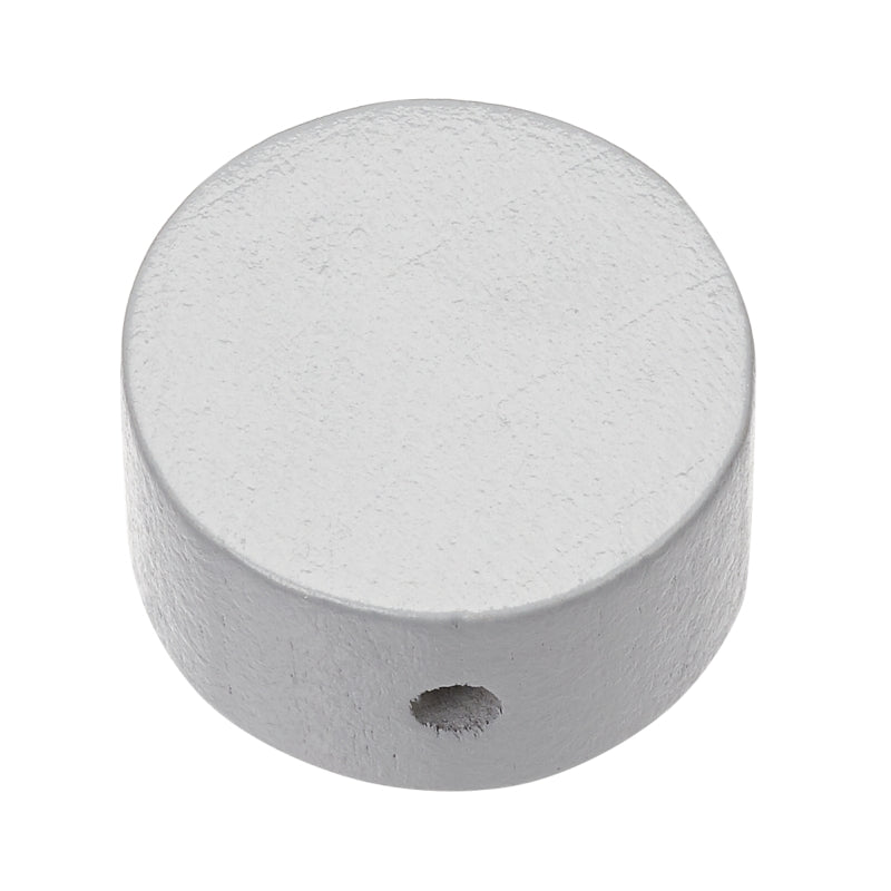 Schnulli Holz-Perle Scheibe speichel- schweißfest 20x10mm 4 Stück/Pkg
