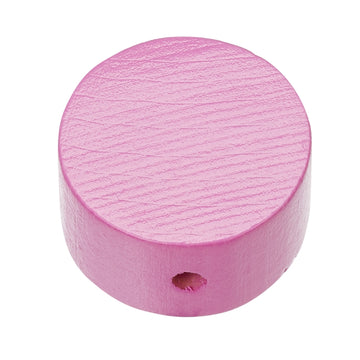 Schnulli Holz-Perle Scheibe speichel- schweißfest 20x10mm 4 Stück/Pkg