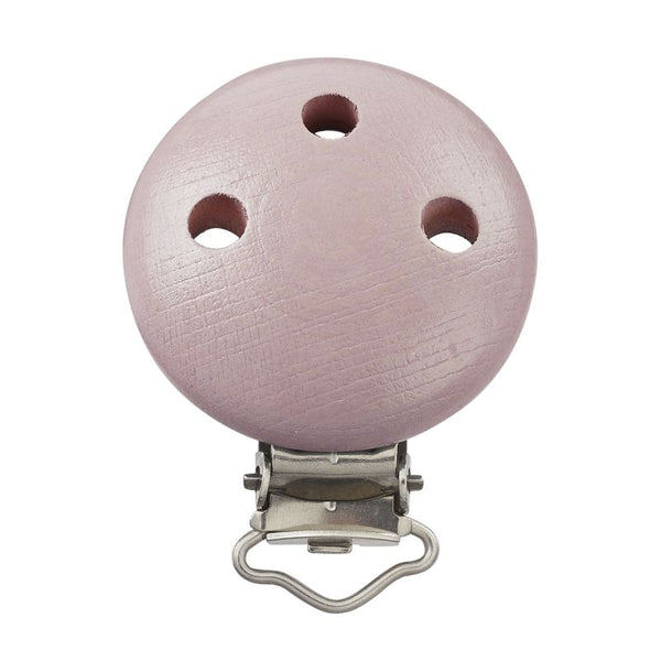 Schnullerketten Clip Holz pastell speichel- und schweißecht 37mm / 11,5mm 1 Stück