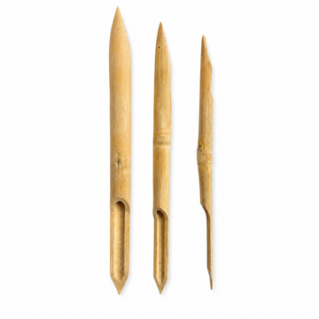 Bambusfeder Set 3tlg. 20cm lang