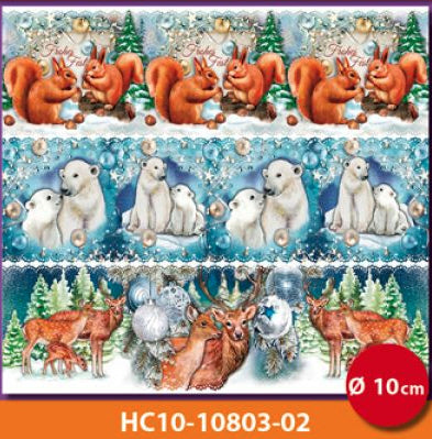 Magic Shrink für 10cm Kugeln Schrumpffolien 3 Stk./Packung verschiedene Motive