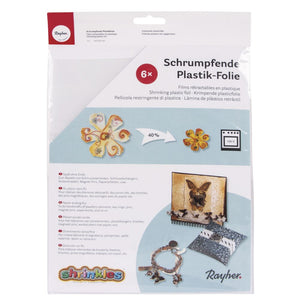 Schrumpffolie gefrostet, 262x202mm, 6 Stück