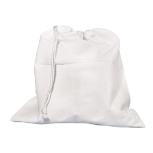 Schuhbeutel mit Kordelzug 100% Baumwolle weiß 32x35cm 1 Stück