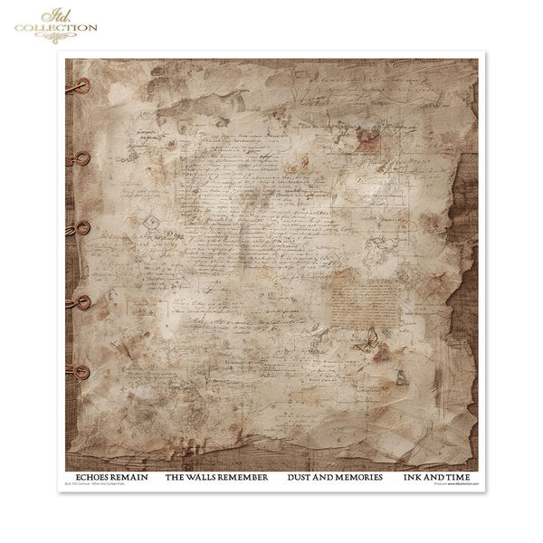 Scrapbooking-Papier Set Carnival - When the Curtain Falls 200 g/m2 310x320mm 11 Bögen