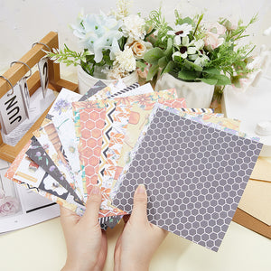 Scrapbooking-Papierset Oh Honey 12 Designs quadratisch 152x152mm 24 Blatt