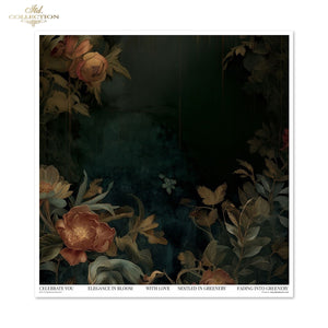 Scrapbooking Papier Set Botanical-Boudoir 200g/m2 310x320mm 11 Bögen