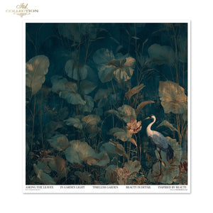 Scrapbooking Papier Set Botanical-Boudoir 200g/m2 310x320mm 11 Bögen