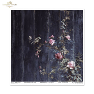 Scrapbooking Papier Set Botanical-Boudoir 200g/m2 310x320mm 11 Bögen