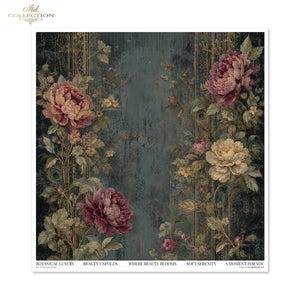 Scrapbooking Papier Set Botanical-Boudoir 200g/m2 310x320mm 11 Bögen