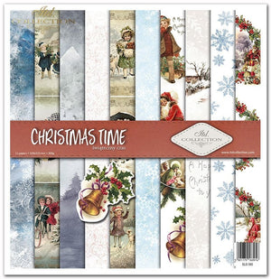 Scrapbooking Papier Christmas Time Set 310x320 mm 200 g/m2 10 Stück