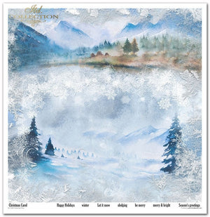 Scrapbooking Papier Christmas Time Set 310x320 mm 200 g/m2 10 Stück