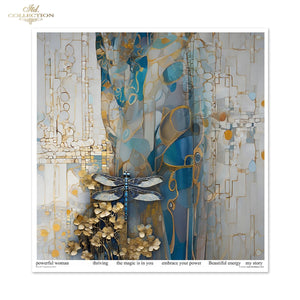 Scrapbooking Papier Inspired by Klimt Set 310x320 mm 200 g/m2 10 Stück