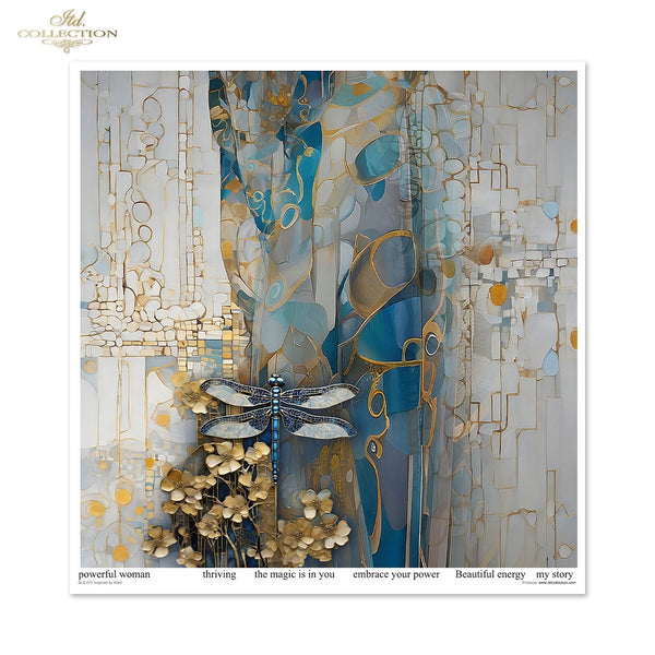 Scrapbooking Papier Inspired by Klimt Set 310x320 mm 200 g/m2 10 Stück