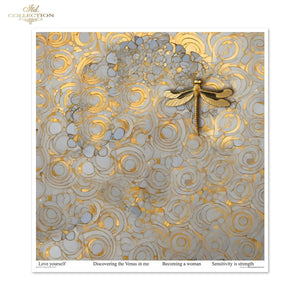 Scrapbooking Papier Inspired by Klimt Set 310x320 mm 200 g/m2 10 Stück