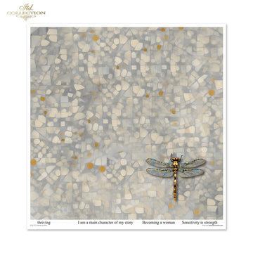 Scrapbooking Papier Inspired by Klimt Set 310x320 mm 200 g/m2 10 Stück