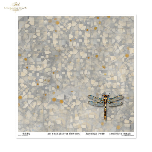 Scrapbooking Papier Inspired by Klimt Set 310x320 mm 200 g/m2 10 Stück