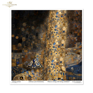 Scrapbooking Papier Inspired by Klimt Set 310x320 mm 200 g/m2 10 Stück
