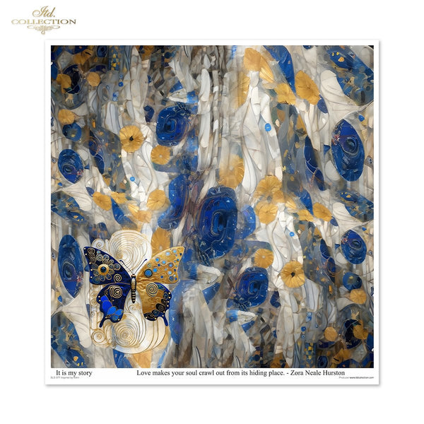 Scrapbooking Papier Inspired by Klimt Set 310x320 mm 200 g/m2 10 Stück